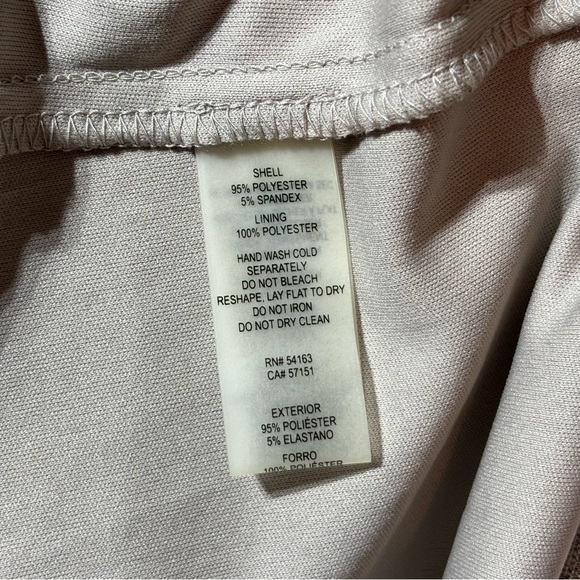 BOGO Vince Camuto Metallic Cowl Neck Sheath Silver Size 12 - Picture 5 of 11